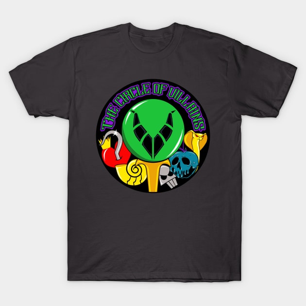 The Circle of Villains T-Shirt by CircleOfVillains